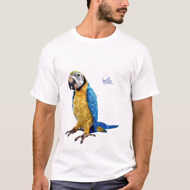 parrot, hello... T-Shirt (Front)