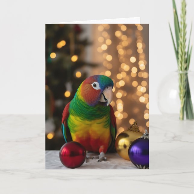 Parrot Holiday Cards  (Front)