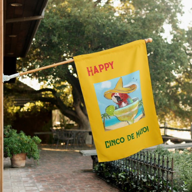 Parrot House Flag (In SItu)