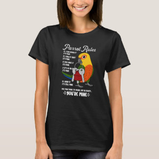 Parrot House Rules It's Mine I Jenday Conure Premi T-Shirt