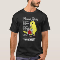 Parrot House Rules It's Mine I Yellow Parrotlet Pr