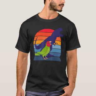 Parrot I Tyrannosaurus Rex I Screaming Red masked T-Shirt