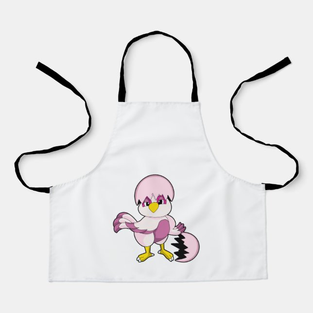 Parrot in Egg with Eggshell.PNG Apron (Front)