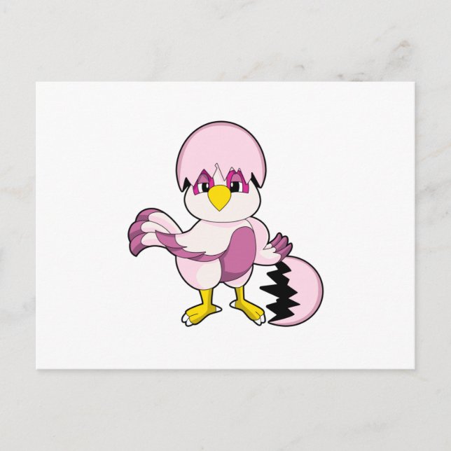 Parrot in Egg with Eggshell.PNG Postcard (Front)
