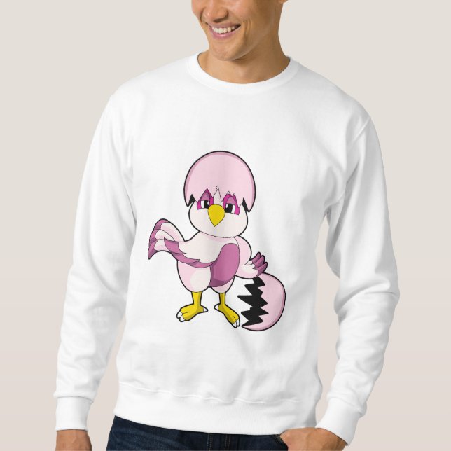 Parrot in Egg with Eggshell.PNG Sweatshirt (Front)