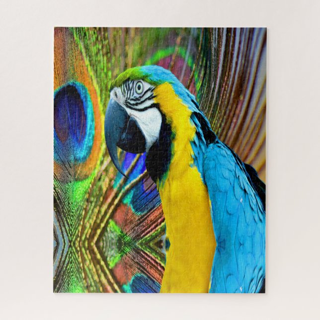 Parrot In The Wild Jigsaw Puzzle (Vertical)