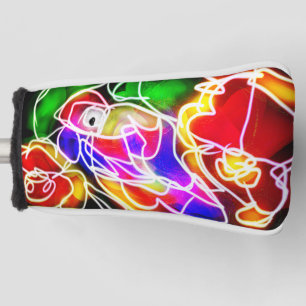 Parrot Island glow  Golf Head Cover