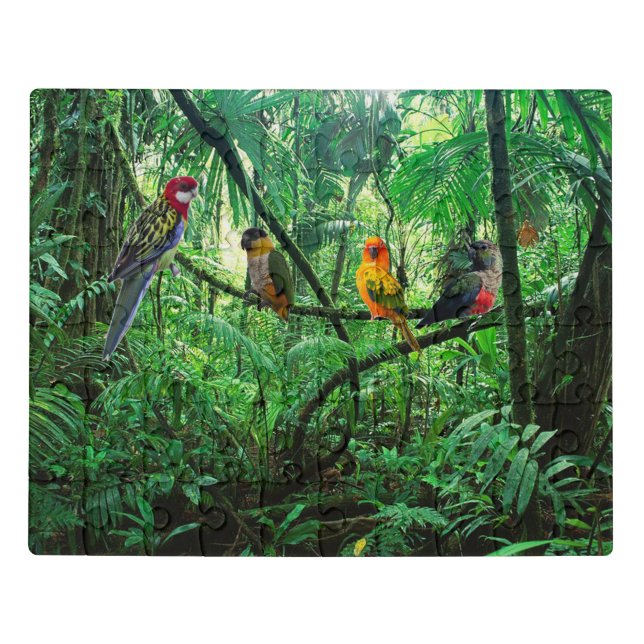 Parrot Jungle Jigsaw Puzzle (Puzzle Horizontal)