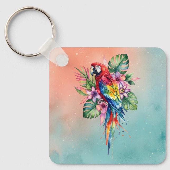 Parrot Keychain (Front)