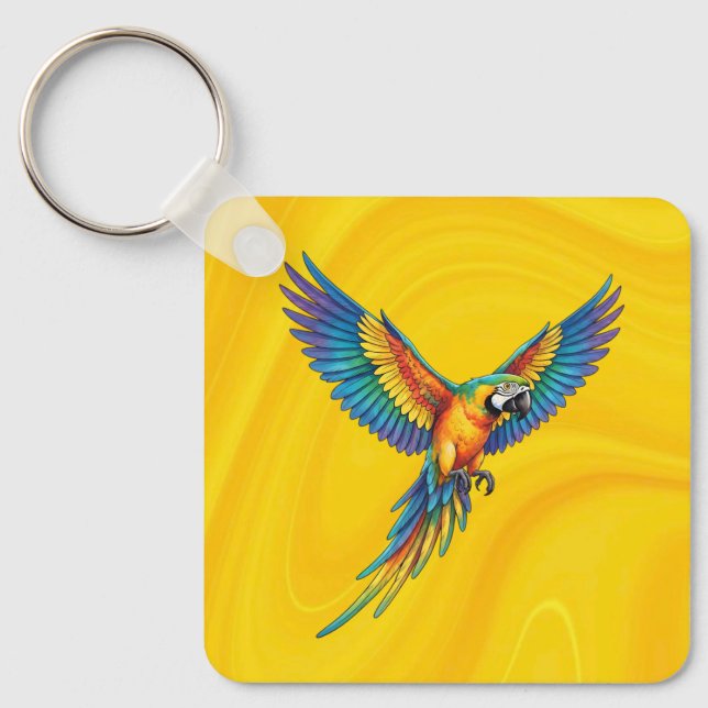 Parrot Keychain (Front)