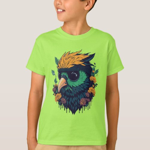 Parrot Kids T_shirt T_Shirt