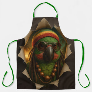 Parrot Kitchen Apron – Tropical and Rugged Design
