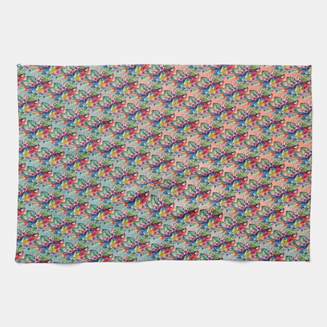 Parrot Kitchen Towel (Horizontal)