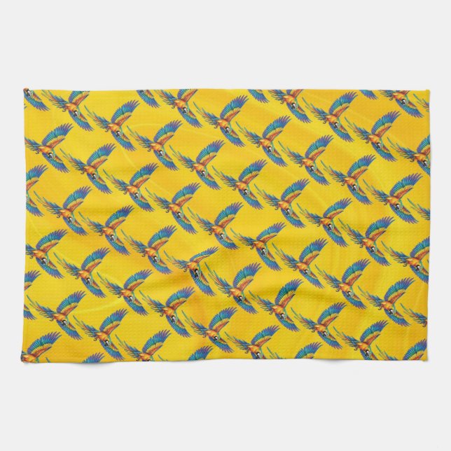 Parrot Kitchen Towel (Horizontal)
