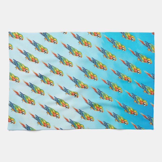 Parrot Kitchen Towel (Horizontal)