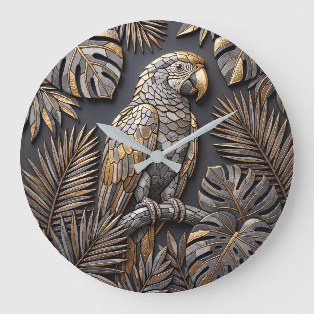 parrot large clock (Front)