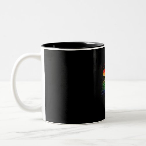 Parrot LGBT Pride Gift Two_Tone Coffee Mug