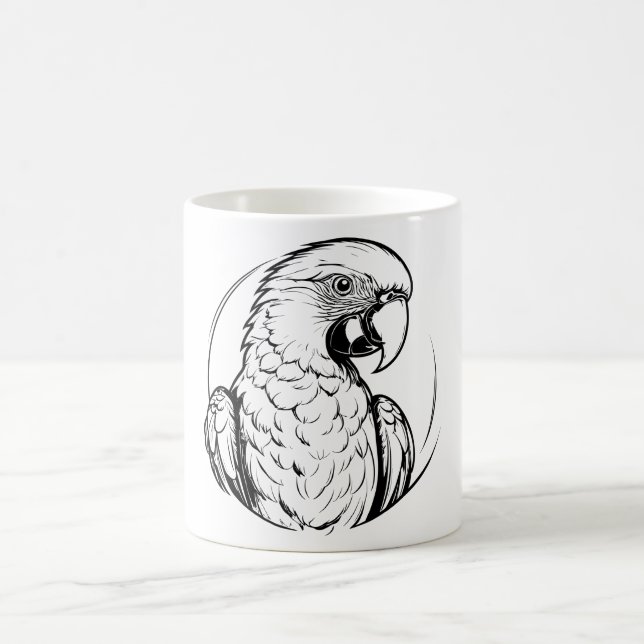 Parrot Logo Coffee Mug (Center)