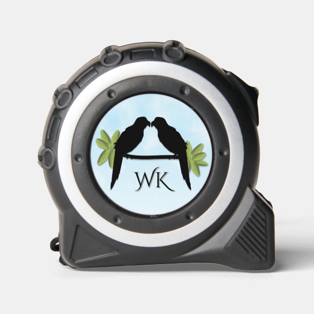 Parrot Love Monogram Tape Measure (Front)