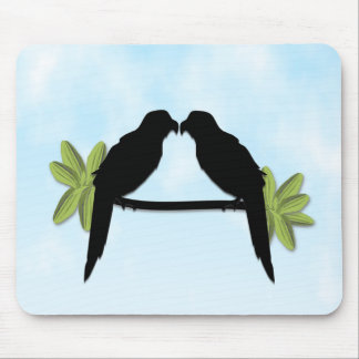 Parrot Love Mouse Pad