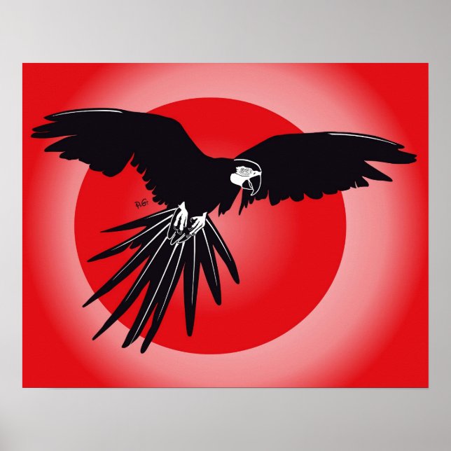 Parrot Macaw Poster (Front)