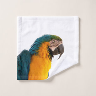 Parrot macaw wash cloth