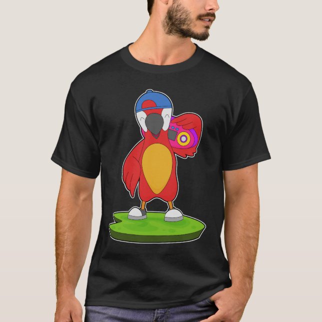Parrot Music box Music T-Shirt (Front)