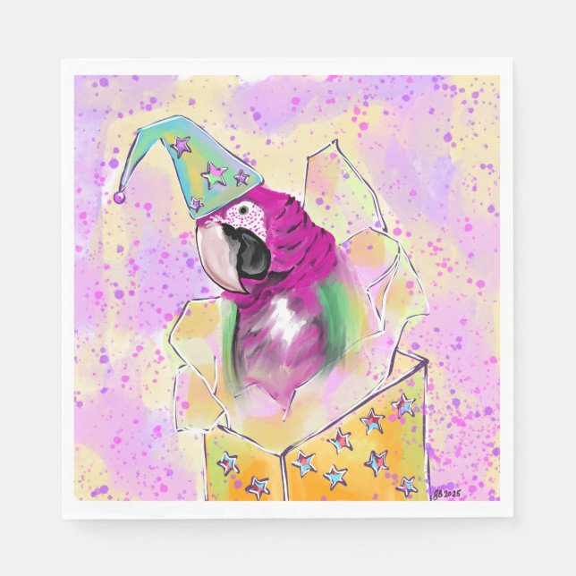 Parrot Napkins (Front)