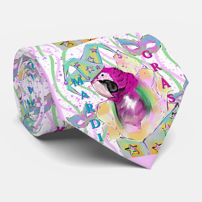 Parrot Neck Tie (Rolled)