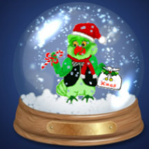 Parrot Nutcracker Christmas Card