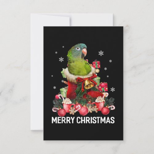 Parrot Ornament Decoration Christmas Tree Tee Xmas Card