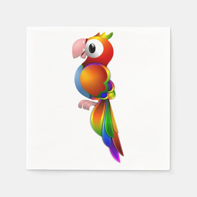 Parrot Paper Napkins (Front)