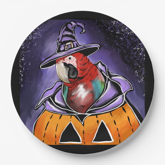 Parrot Paper Plates (Front)