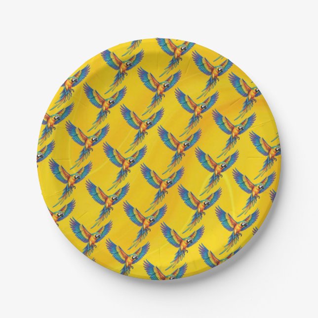 Parrot Paper Plates (Front)