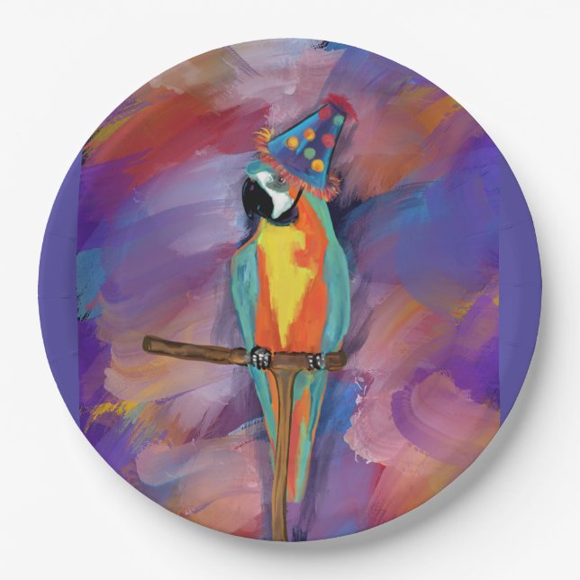 PARROT PAPER PLATES (Front)