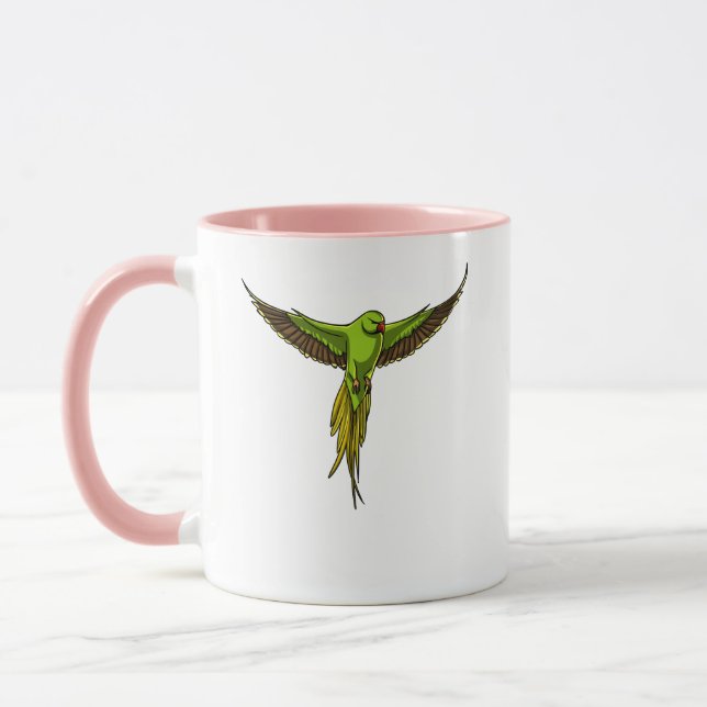 Parrot Parakeet Bird Mug (Left)