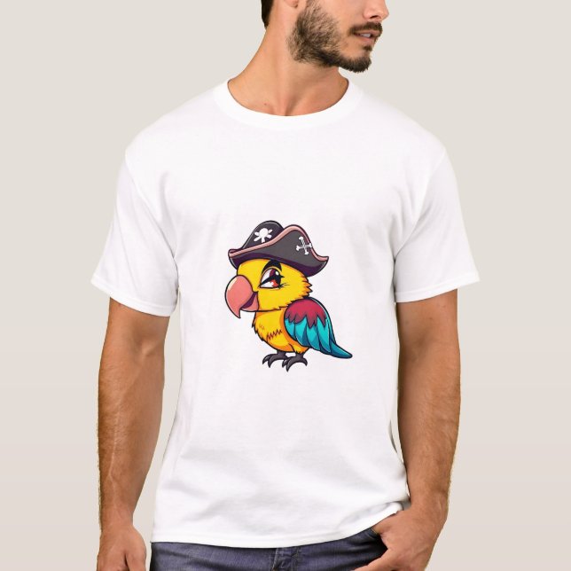 Parrot Party Fun T-Shirt (Front)