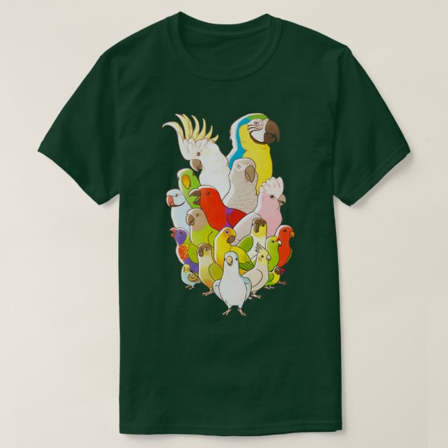 Parrot Party T-Shirt (Design Front)