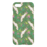 Parrot Pattern With Palm Leaves iPhone SE/8/7 Case