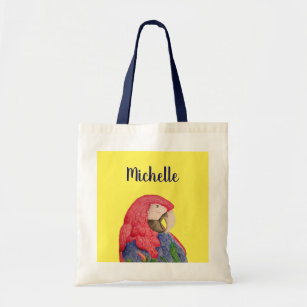Parrot Personalized  Tote Bag