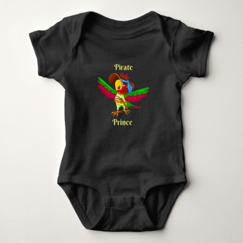 Parrot Pirate Prince Baby Jersey Bodysuit