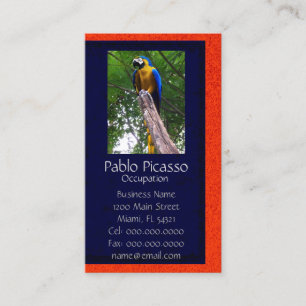 Parrot Pose ~ Business Card