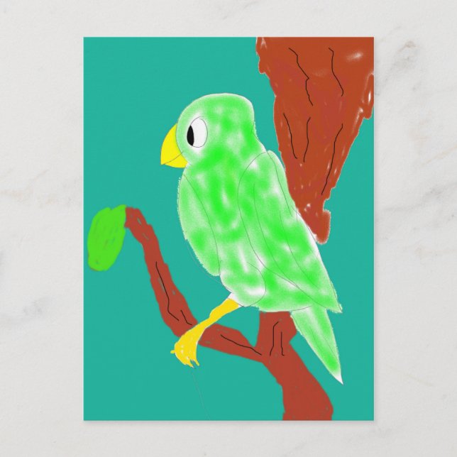 Parrot Postcard (Front)