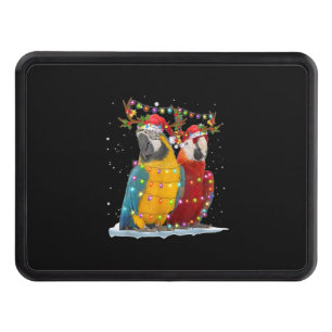 Parrot Reindeer Xmas Light Christmas Ornaments Hitch Cover