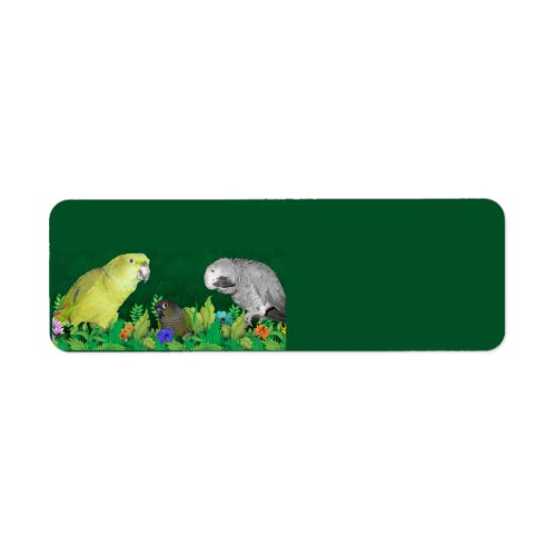 Parrot return address labels