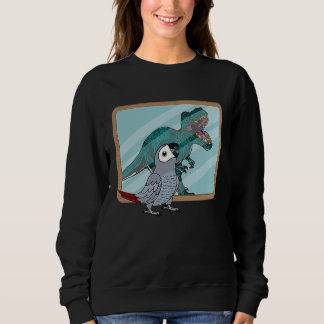 Parrot & Rex Reflection I African Grey Sweatshirt