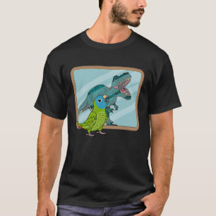 Parrot & Rex Reflection I Blue crowned Conure T-Shirt