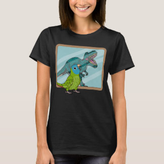 Parrot & Rex Reflection I Blue crowned Conure T-Shirt