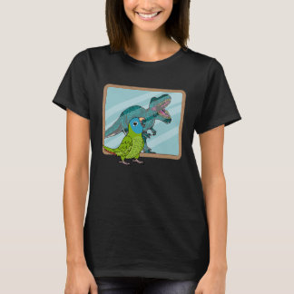 Parrot & Rex Reflection I Blue crowned Conure T-Shirt