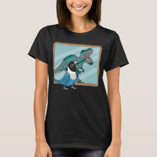 Parrot & Rex Reflection I Blue masked Lovebird T-Shirt